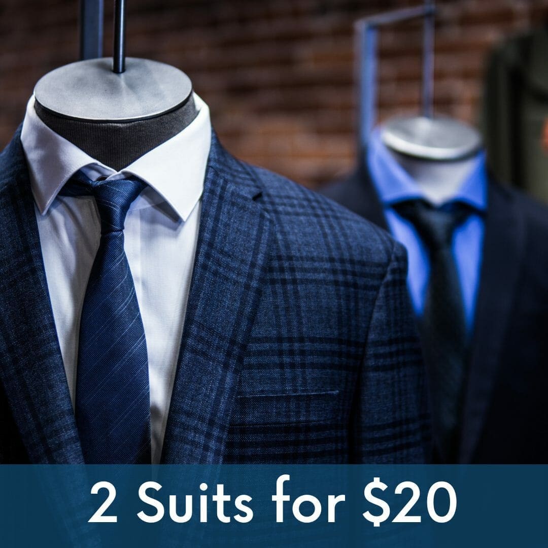 2 suits for $ 20.